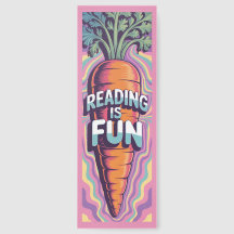 Magic Carrot Psychedelic Bookmark