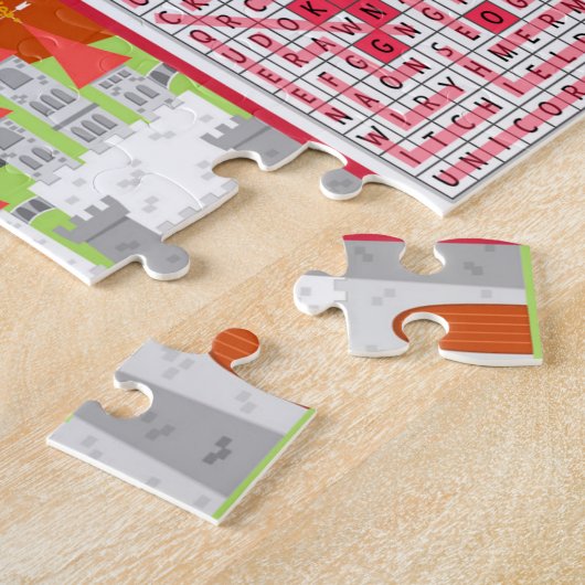 Magic Castle Word Search Kinder Game Legpuzzel (Zijkant)