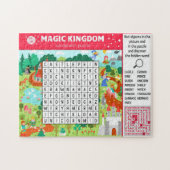 Magic Castle Word Search Kinder Game Legpuzzel (Horizontaal)