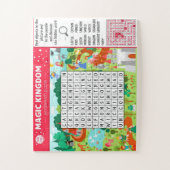 Magic Castle Word Search Kinder Game Legpuzzel (Verticaal)