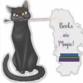 Magic Cat Books Sticker (Voorkant)