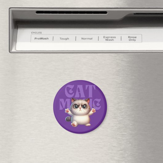 Magic Cat Fun Magnet (Insitu (Vaatwasser))