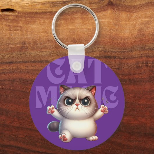 Magic Cat Sleutelhanger (Achterkant)