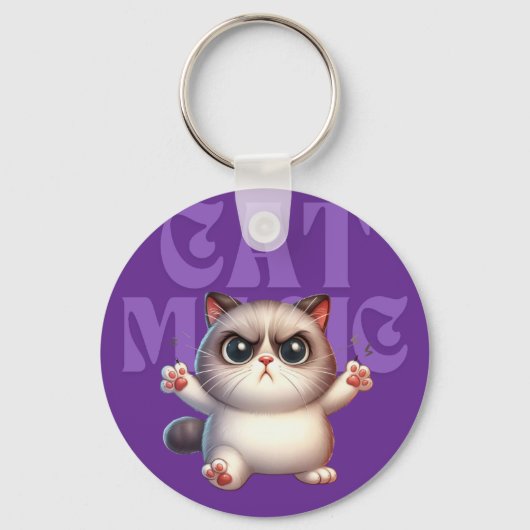 Magic Cat Sleutelhanger (Achterkant)