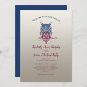 Magic Celtic owl Kaart (Voorkant / Achterkant)