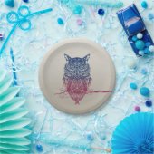 Magic Celtic owl Papieren Bordje (Feest)