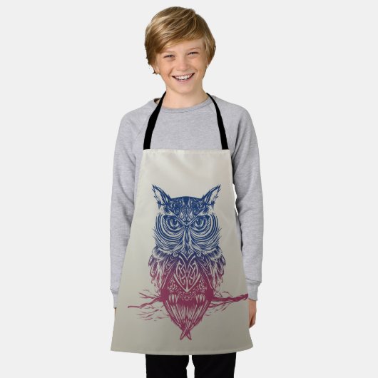 Magic Celtic owl Schort (Gedragen)