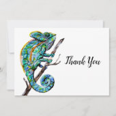 Magic Chameleon Bedankkaart (Voorkant)