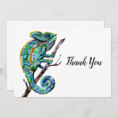 Magic Chameleon Bedankkaart (Voorkant / Achterkant)