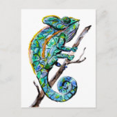 Magic Chameleon Briefkaart (Voorkant)
