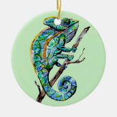 Magic Chameleon Keramisch Ornament (Voorkant)