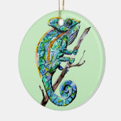 Magic Chameleon Keramisch Ornament (Links)