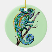 Magic Chameleon Keramisch Ornament (Achterkant)
