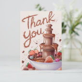 Magic Chocolate Bedankkaart (Staand voorkant)