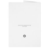 MAGIC CHRISTMAS UNICORN HOLIDAY GREETCARD V (Achterkant)