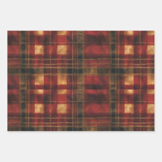 Magic Christmas Wrapping Paper Flat Sheet Set of 3 (Voorkant 3)