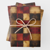 Magic Christmas Wrapping Paper Flat Sheet Set of 3 (In situ)