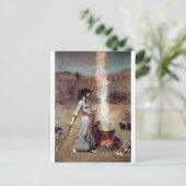 Magic Circle, John William Waterhouse Briefkaart (Staand voorkant)