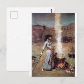 Magic Circle, John William Waterhouse Briefkaart (Voorkant / Achterkant)