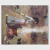 Magic Circle, John William Waterhouse Cadeaupapier (Vlak)