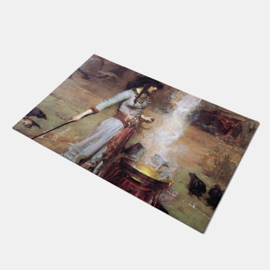 Magic Circle, John William Waterhouse Deurmat (Schuin)