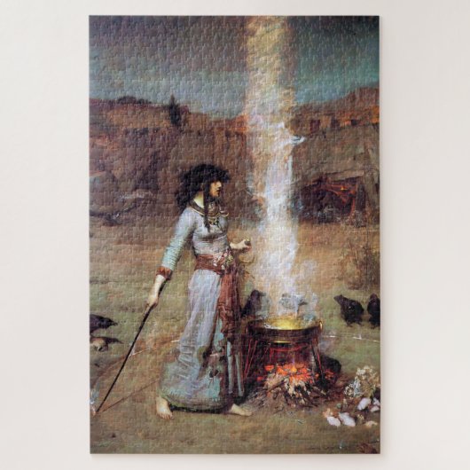 Magic Circle, John William Waterhouse Legpuzzel (Verticaal)