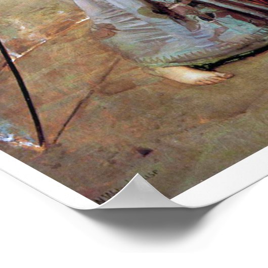 Magic Circle, John William Waterhouse Poster (Hoek)