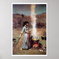 Magic Circle, John William Waterhouse