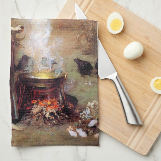 Magic Circle, John William Waterhouse Theedoek (Quarter Fold)