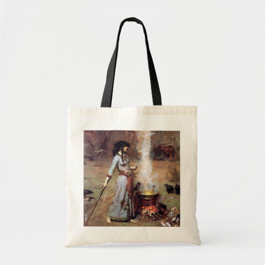Magic Circle, John William Waterhouse Tote Bag (Voorkant)
