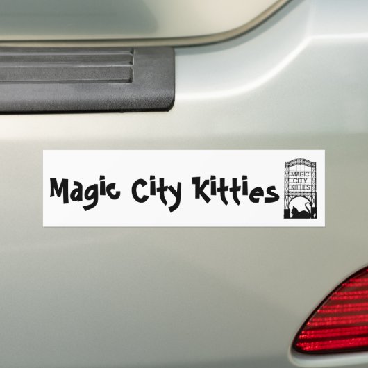 Magic City Katten Bumpersticker (Op auto)