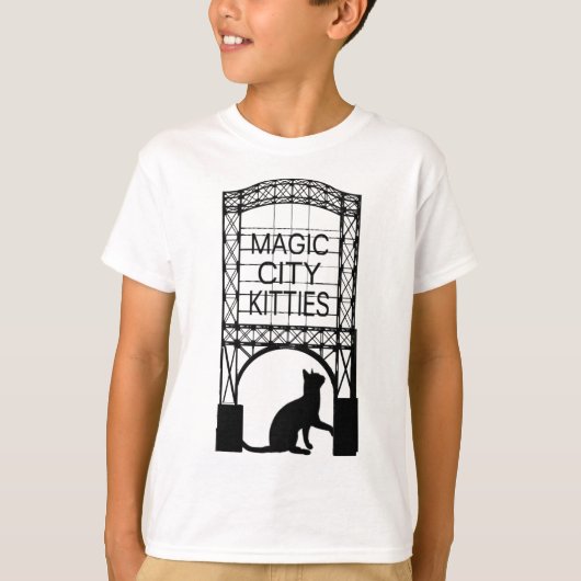 Magic City Katten Kinder lange hoes T-shirts (Voorkant)
