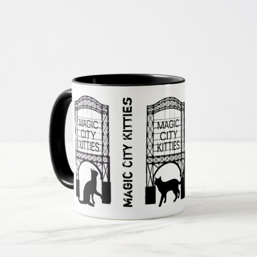 Magic City Katten Ringer Mok (Voorkant links)