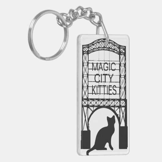 Magic City Katten Sleutelhanger (Voorkant Links)