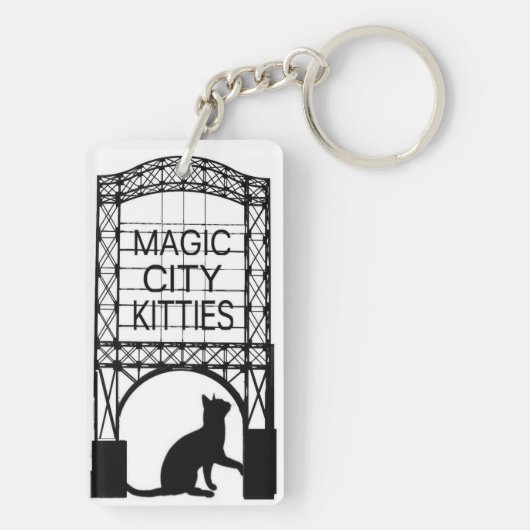 Magic City Katten Sleutelhanger (achterkant)