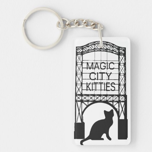 Magic City Katten Sleutelhanger (Voorkant)