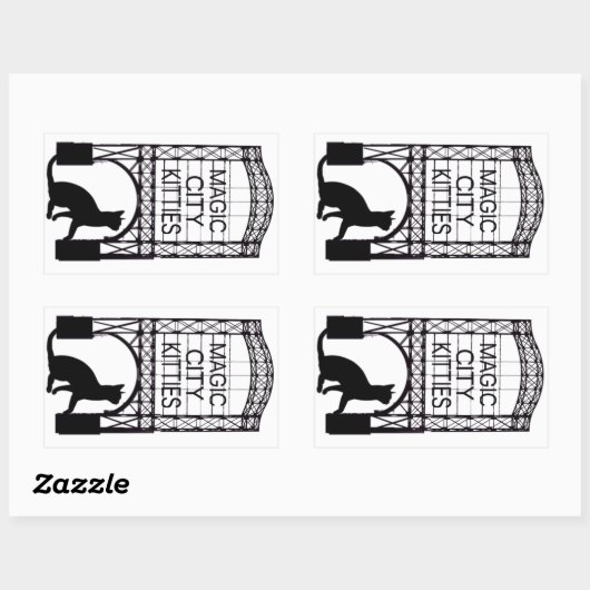 Magic City Katten Sticker (Vel)
