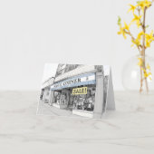 Magic Corner Raleigh NC Illustratie Kaart (Gele Bloem)