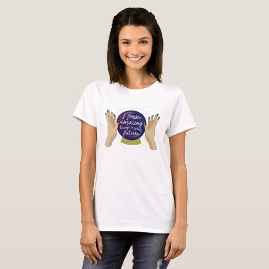 Magic Crystal Ball Fortune Teller T-shirt (Voorkant volledig)