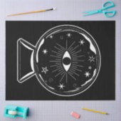 Magic Crystal Ball Scry Seeing Eye vertelt alles Tissuepapier (Craft)