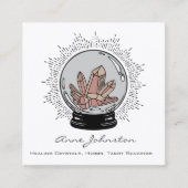 Magic Crystal Ball Square Visitekaartje (Voorkant)