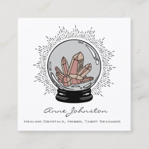 Magic Crystal Ball Square Visitekaartje