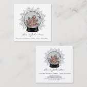 Magic Crystal Ball Square Visitekaartje (Voorkant / Achterkant)