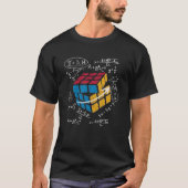 magic cube and math calculations t-shirt (Voorkant)