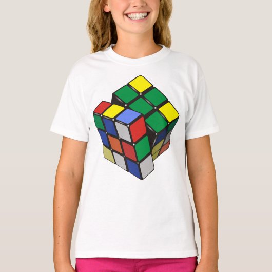Magic Cube Boy Man Meisje T-shirt (Voorkant)