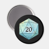 Magic d20-apparaat magneet (Voorkant / Achterkant)