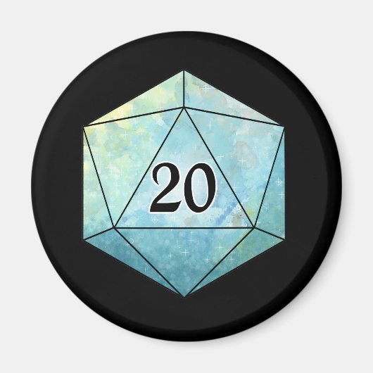 Magic d20-apparaat magneet (Voorkant)