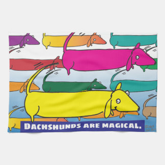 Magic Dachshunds Theedoek