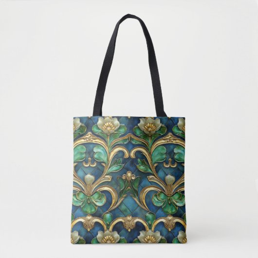 Magic Damaskus Tote Bag (Voorkant)