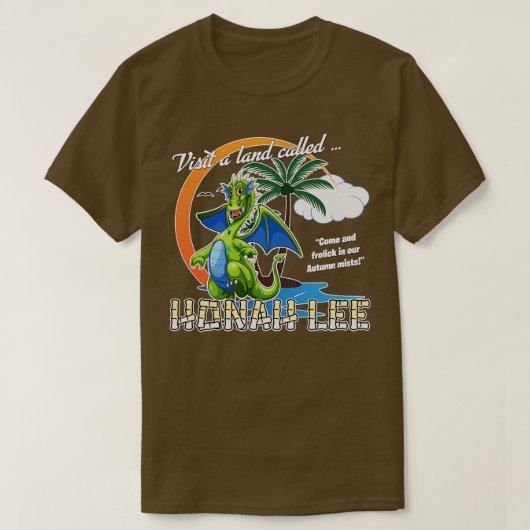 Magic Dragon Bezoek Honah Lee T-shirt (Design voorkant)